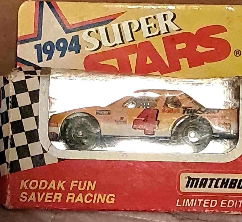 MATCHBOX 1994 SUPER STARS: #4 ~Kodak Fun Saver Racing~STERLING MARLIN ~ Limitado Foto 4 de 4