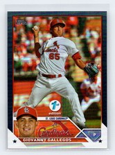 Giovanny Gallegos 2023 Topps 1st Edition #13 Black Foil /25