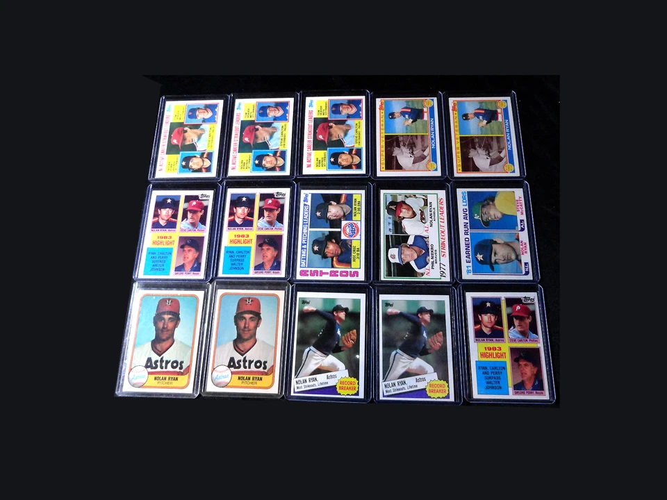 1980s MLB BASEBALL COLLECTION LOT OF ROOKIES STARS HOFs - Image 3 of 4