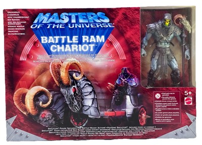 BATTLE RAM CHARIOT SKELETOR MASTERS OF THE UNIVERSE MOTU 200X MATTEL 02 GIFT SET