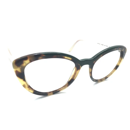 Montures de lunettes de soleil Prada SPR 02V 321 5O2 vert tortue marron 54 20 145 Italie
