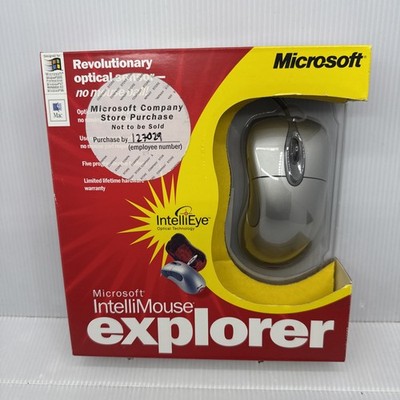 Vintage 2000 Microsoft Intellimouse Explorer Optical Technology - New ,Sealed