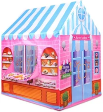 Kiddie Play Tent for Kids Candy Playhouse Boys & Girls Indoor Outdoor Toy