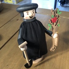 martin luther & Katharina von Bora Holzfiguren-Kuhnert- Sammlerstücke 