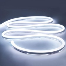 12V Lights 16.4FT, Flexible Silicone Neon Rope Light, Waterproof, Cuttable, D...
