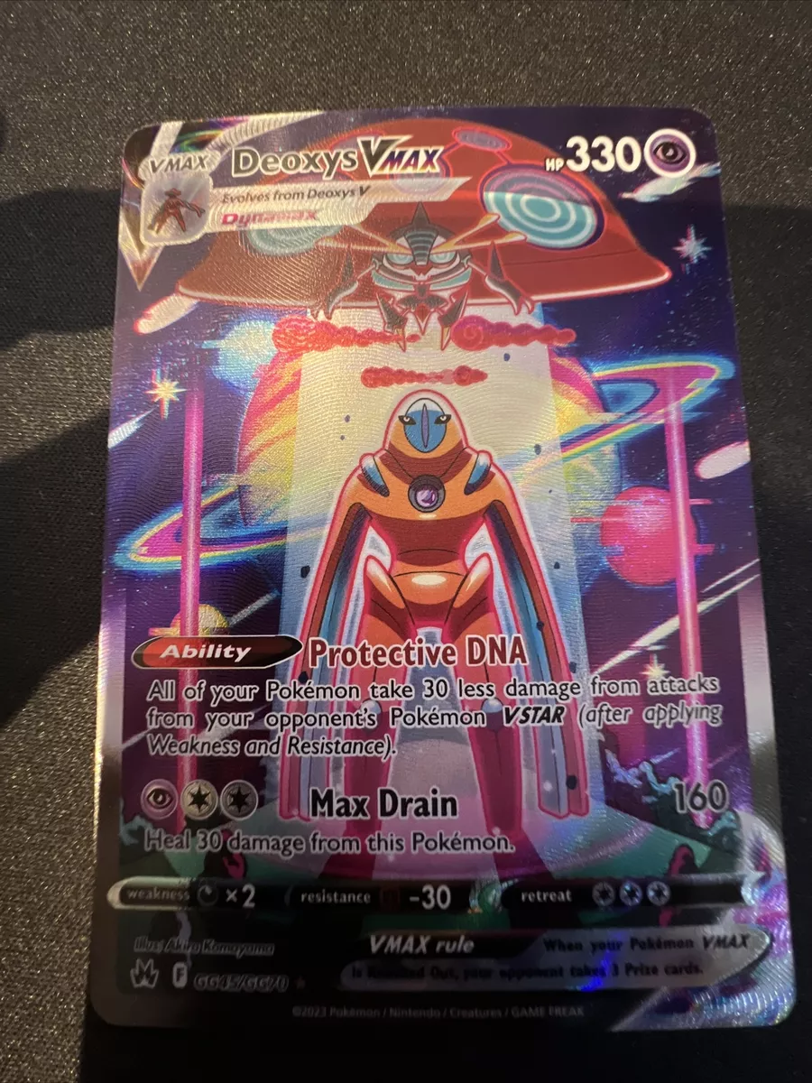 PokeGuardian on X: Deoxys VMAX (Special Art Rare) from the Galarian  Gallery subset revealed from Crown Zenith 🔗   / X