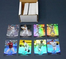 Lot of 100 Bowman Platinum 2011 Baseball Cards Base Refractors Big Names