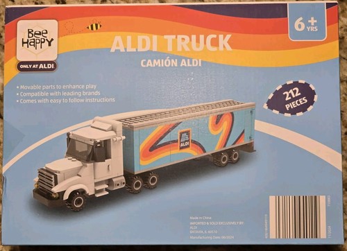 ALDI Truck Bee Happy Exclusive Building Block Set (Limited Edition; 212 Pieces) - 第 2/3 張圖片