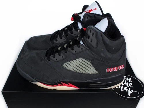 Nike Air Jordan 5 Gore Tex Off Noir Black W UK 5 8 9 10 11 12 US DR0092-001 New