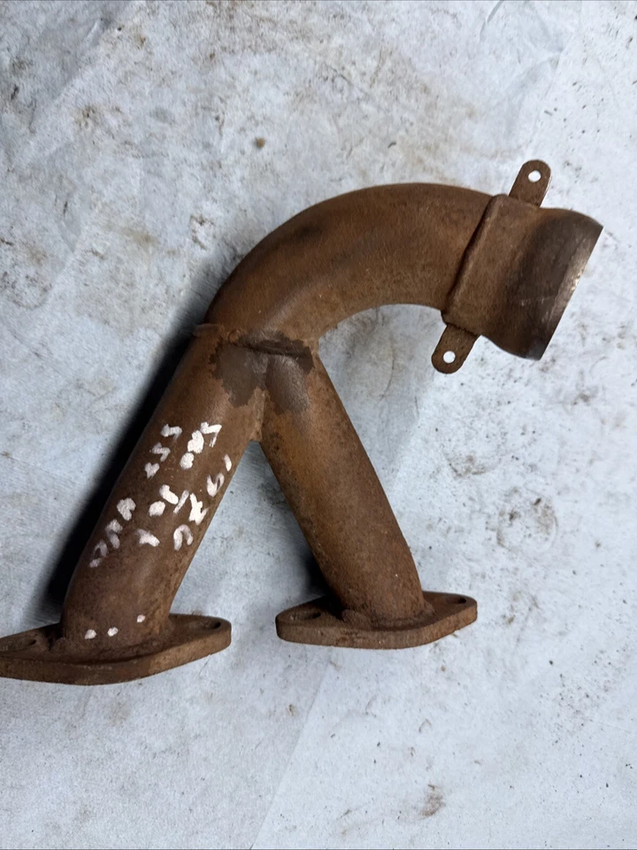 Snojet Sno Jet SST 440 433 1976 de colección moto de nieve motor escape silenciador tubo en Y Foto 3 de 3