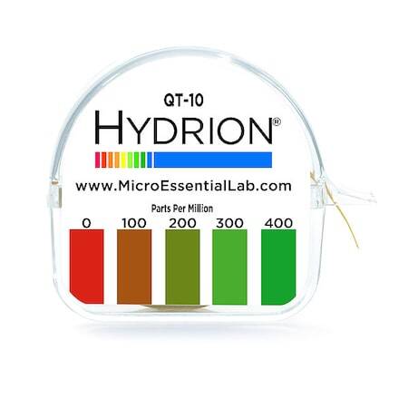Hydrion Quatstart Quat Test Kit,Wall Mount