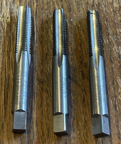 Vintage Greenfield Tap & Die 5/16-24 Set Of 3 Machinist Tools-USA W/Box - Picture 2 of 4