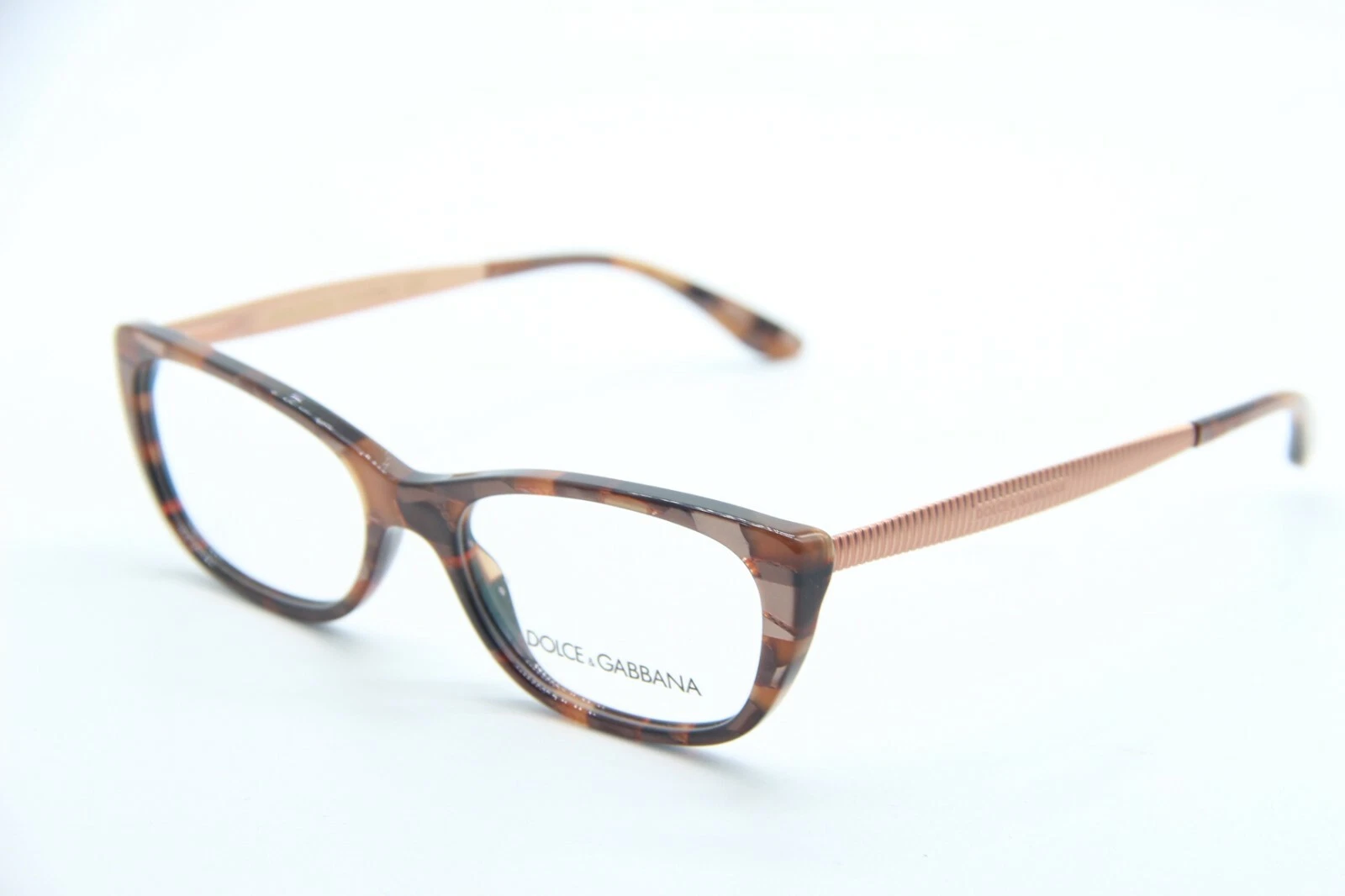 NEW DOLCE & GABBANA DG 3279 3131 ROSE G BROWN AUTHENTIC EYEGLASSES 51 16
