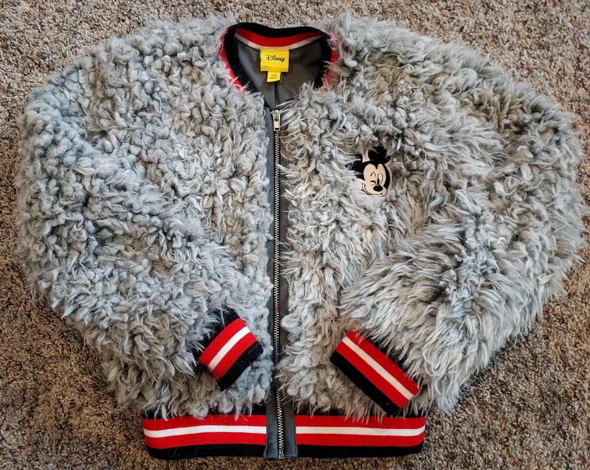Disney Kids XS Mickey Mouse Furry Jacket eBay