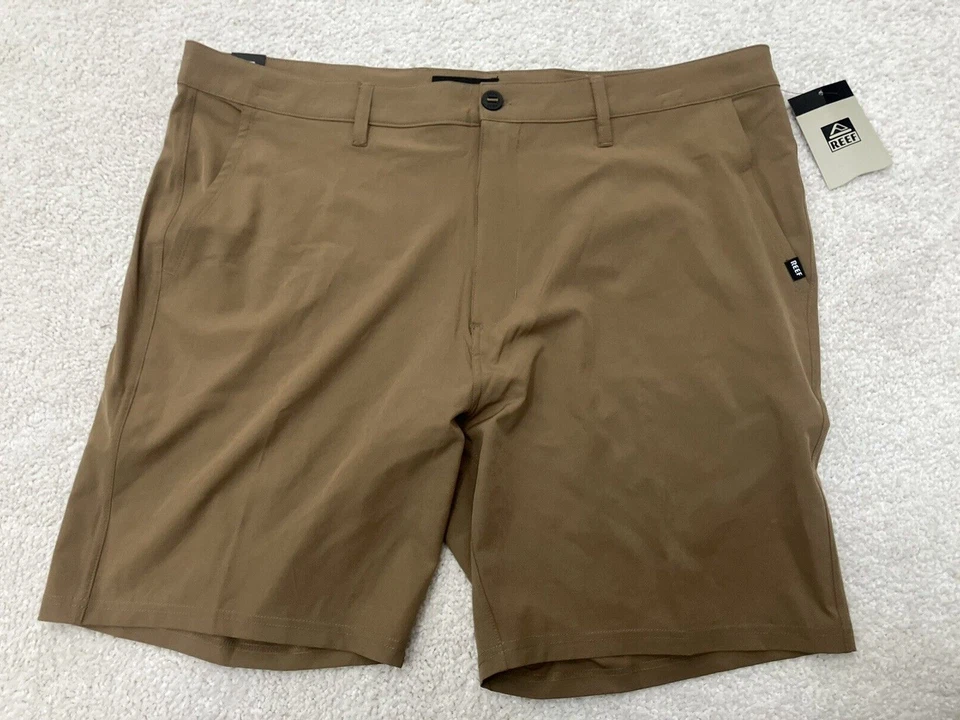 Auténtica tabla de arrecife corta marrón talla 40 cintura, nueva con etiquetas, ventaja de terreno libre Foto 4 de 4