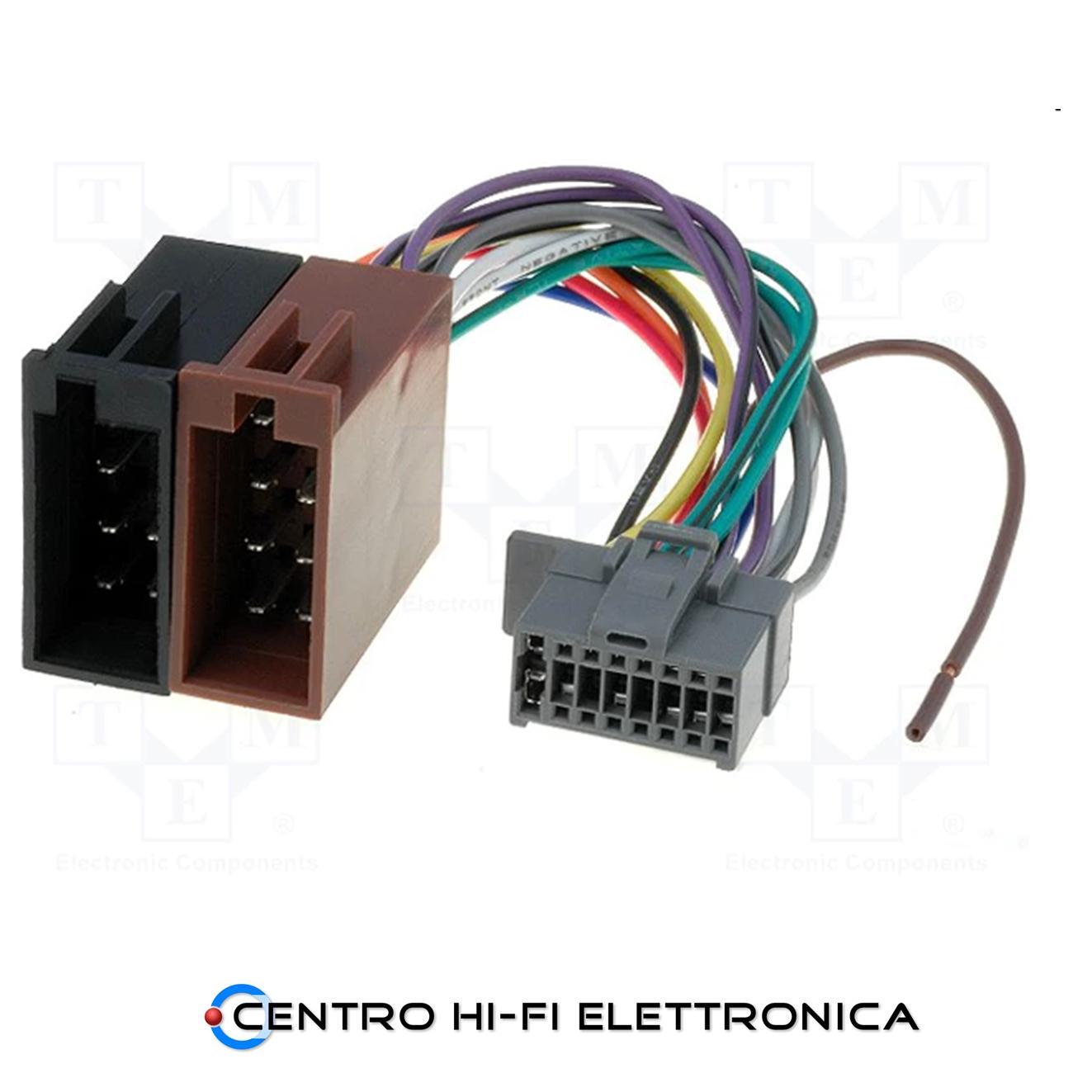 Cavo Adattatore ISO Autoradio Panasonic serie CQ-C CQ-DFX CQ-D