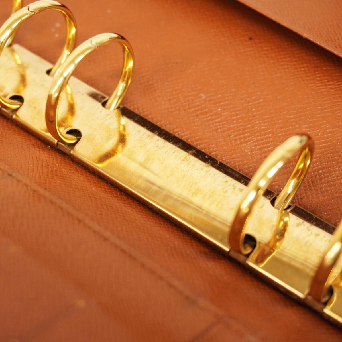 LOUIS VUITTON Monogram Agenda MM Day Planner Cover R20105 LV Auth 46373