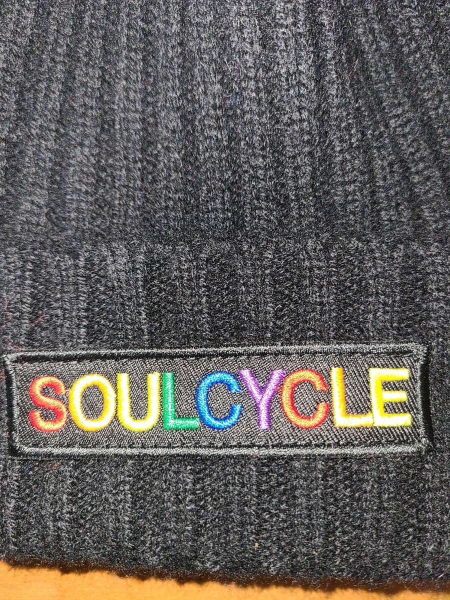 NWT SoulCycle Cashmere Rainbow Patch Beanie Hat s-l400.jpg main image 3