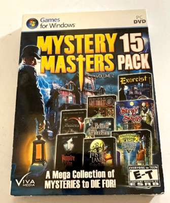 Mystery Masters Volume 2 PC DVD 15 Pack Windows Game - Brand New SEALED ...