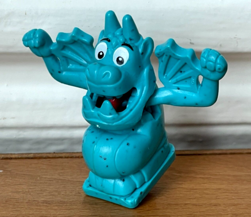 Superbe Figurine Monstre dinosaure Bleu H=5cm environ kinder vintage ! - 第 1/9 張圖片