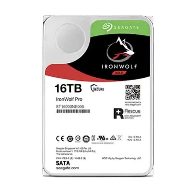 Seagate IronWolf Pro 16TB Internal 7200RPM 3.5 Seagate IronWolf Pro 16TB Internal 7200RPM 3.5