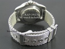 STAHL UHRENARMBAND ARMBAND FÜR OMEGA SPEEDMASTER MOON SEAMASTER CHRONOGRAPH 20mm