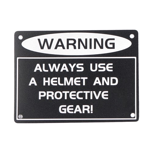 For Yamaha Raptor 700R 700 Fender Warning Tags Sticker Plates Badges 2013-2023 - Picture 5 of 8