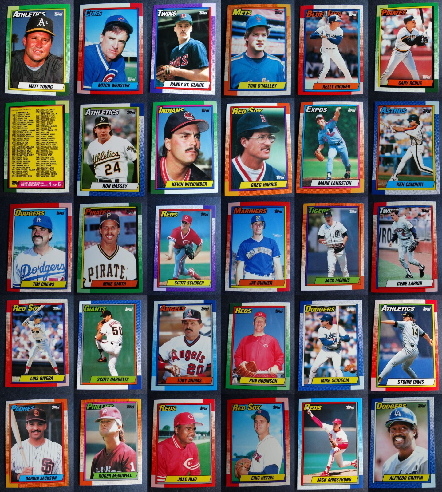1990 Topps Tiffany Baseball Cards Complete your Set You U Pick From List 501-650