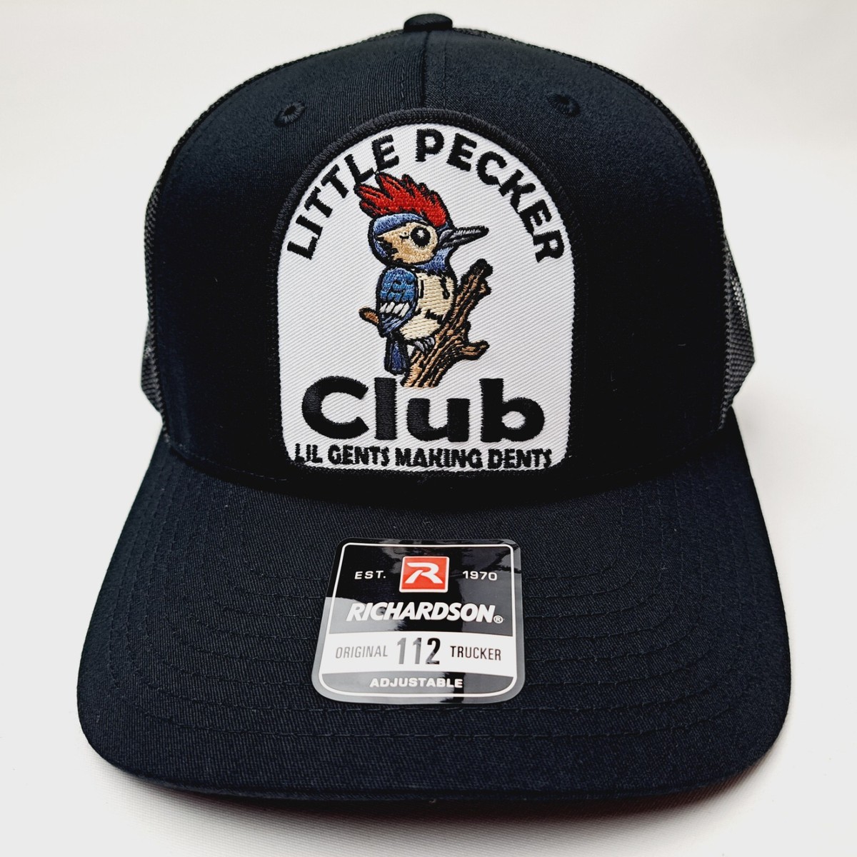 Lil Pecker Club Embroidered Patch RIchardson 112 Mesh 