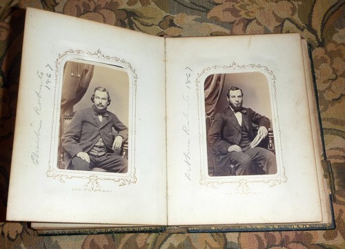 Carrie M. Brown Sweat - 1863 Inscribed CDV (43) Photos Album, Roxbury MA - Picture 9 of 12