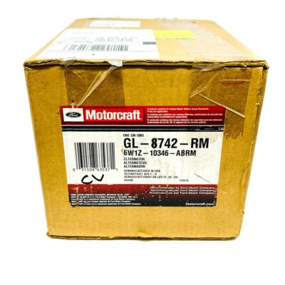 Genuine Ford 6W1Z-10346-ABRM Motorcraft GL-8742-RM Alternator 