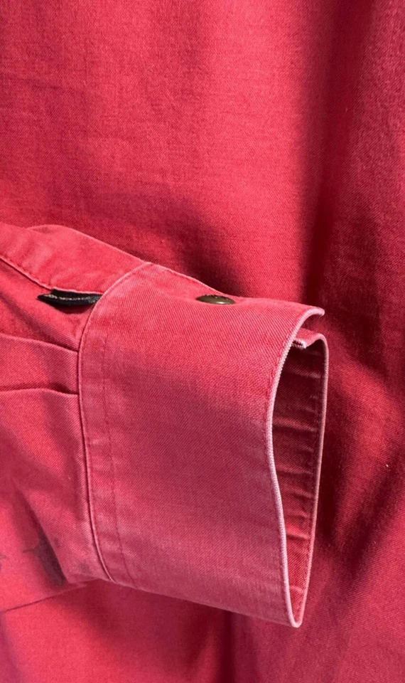 Browning Men's Long Sleeve Shooting Shirt - Size: Large - Color: Red - Image 3 of 4