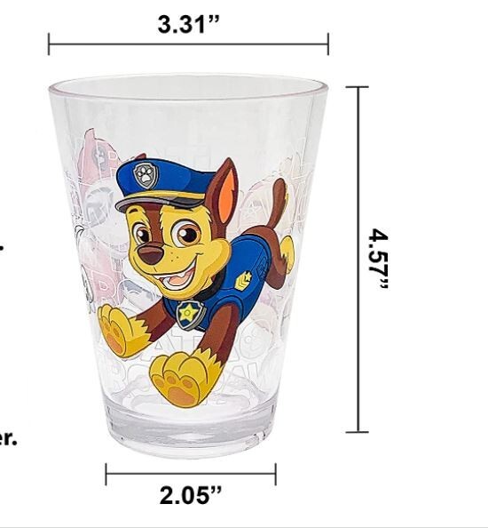 PAW PATROL 3 PIECE DINNERWARE SET - CHASE, SKYE AND MARSHALL