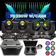 7R 230W ZOOM Moving Head Light RGBW Stage Lighting DMX Beam Disco DJ Party Case