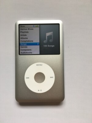 Apple iPod classic 7th Generation Silver (160GB) Excellent #0939