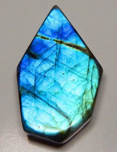 Natural Labradorite Slab, 1.25" - 9" High Flash Polish Labradorite, Pick a Size - 第 20/20 張圖片