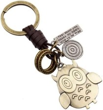 Fashion Bronze Owl Pendant Metal Key Chain