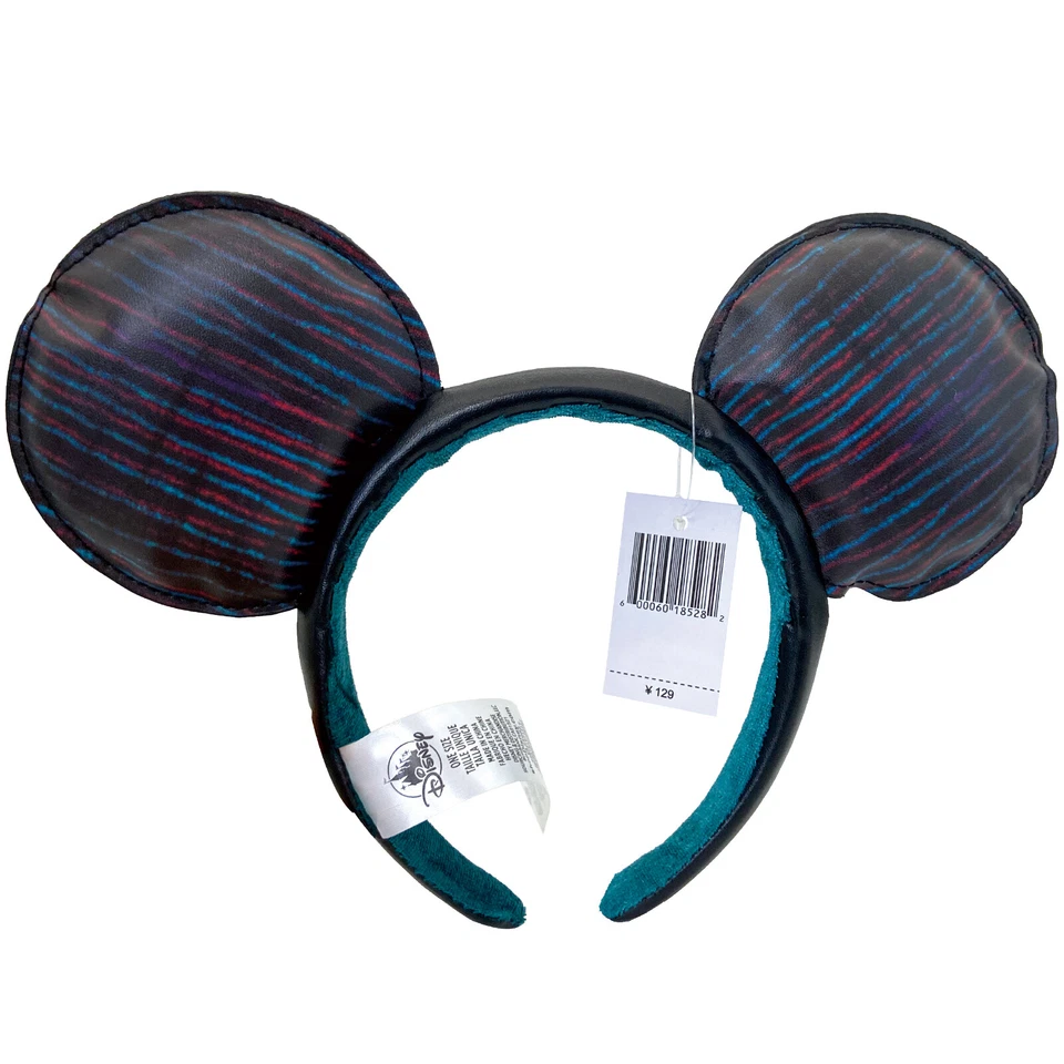 Disney Fantasma Graffiti Orejas de Minnie Mouse Jack Skellington Diademas Aros para la Cabeza Foto 3 de 4