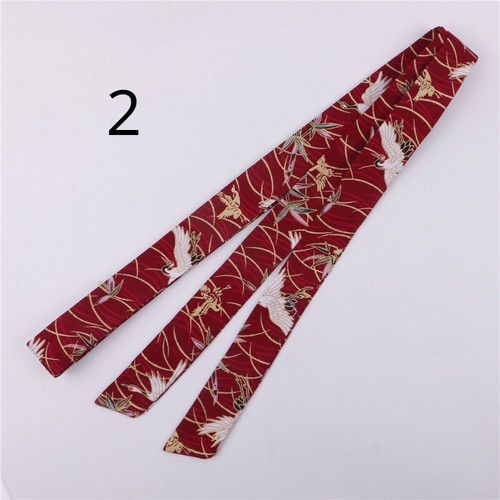 Women Waist Belt Tie Waistband Necktie Scarf Ribbon Floral Vintage Style Ethnic - Photo 1 sur 21