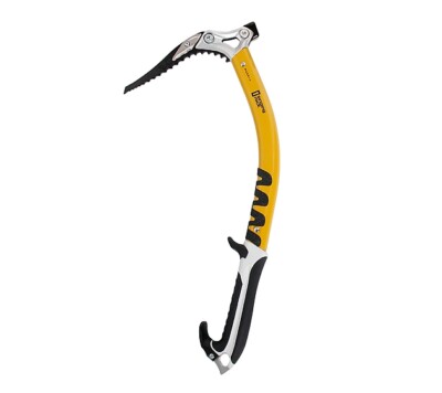 Singender Rockbandit Eispaxt mit Hammer Bergsteigen Technisches Klettern