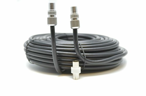 New 10m Black RG6 Aerial Coax Cable Coaxial Lead 4 Free view Magic Eye Tv Link - Picture 7 of 12