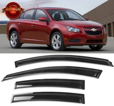 Out-Channel Window Visor Sun Vent Rain Wind Guard Shade For 10-15 Chevy Cruze