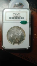 1881 S Morgan Silver Dollar Older Holder NGC CAC MS65                       5099