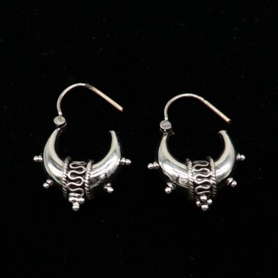 アクセサリー vintage hoop design pierce silver 925 vintage hoop design pierce silver 925