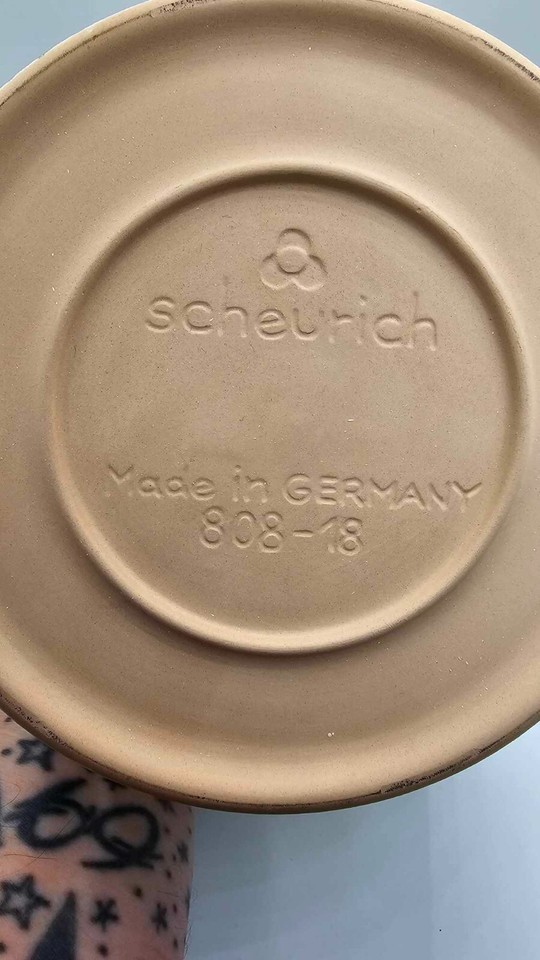 Wonderful Modernist Scheurich 80818 German Plant Pot / Planter eBay