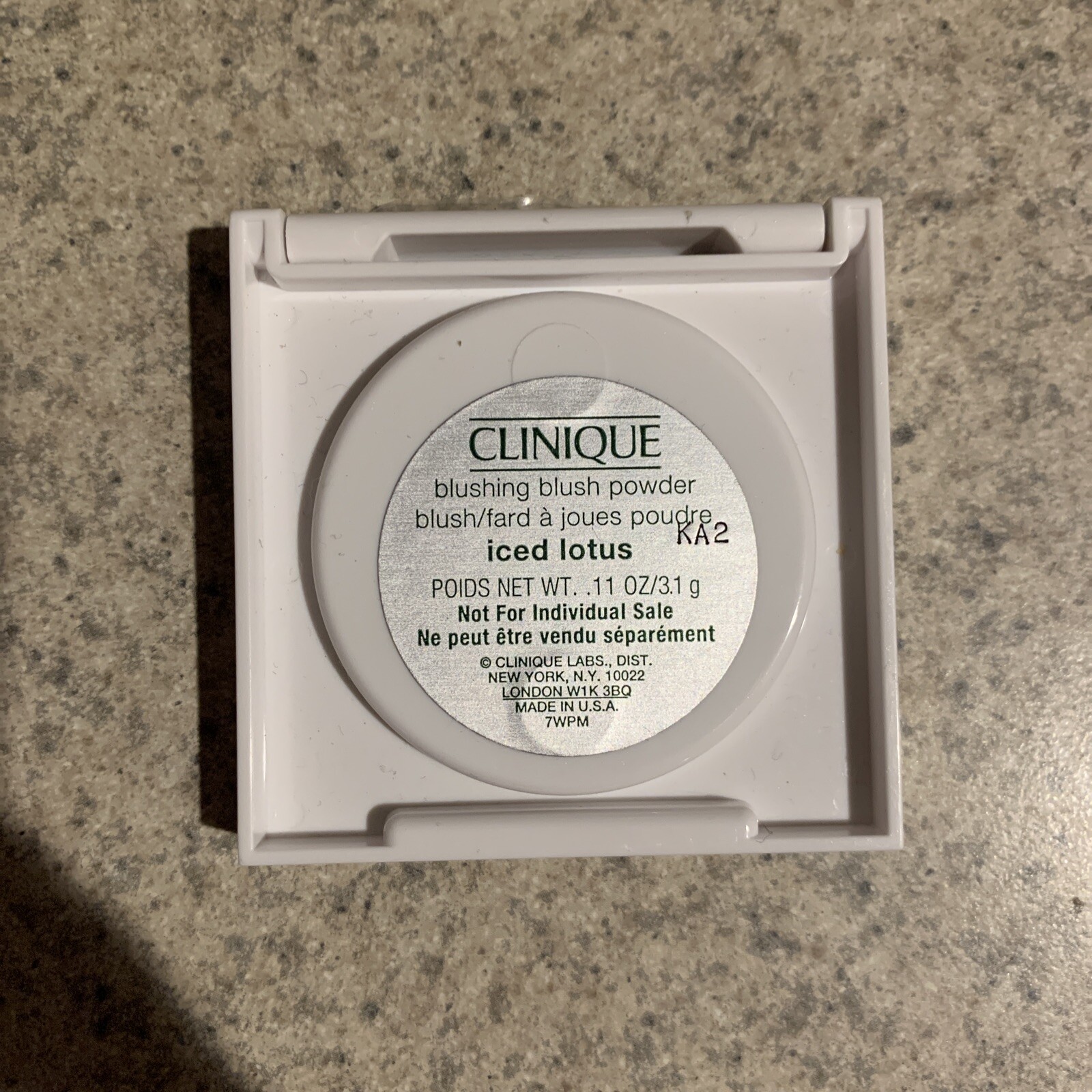 Clinique Blushing Powder Blush ICED LOTUS KA2 11oz eBay