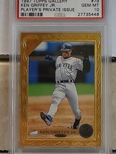 Ken Griffey Jr 1997 Topps Gallery Players Private Issue PSA 10 Gem Mt Pop 8
