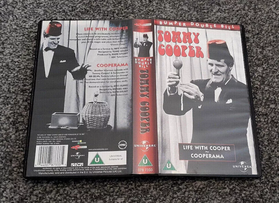 TOMMY COOPER BUMPER DOUBLE BILL LIFE WITH COOPER COOPERAMA COMEDY