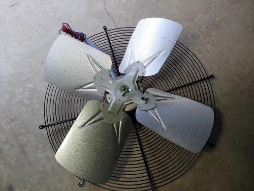 NEW Emerson P55YYDEW-1522 Condenser Fan Motor/Fan/Grille Trane P/N X70377462003