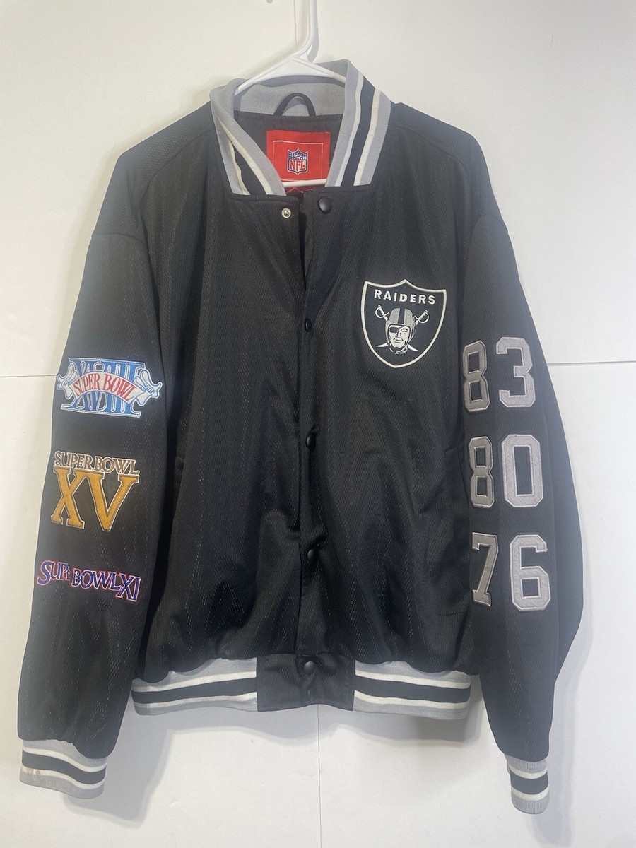 Oakland Raiders NFL Super Bowl Patch 76, 80, 83 Jersey